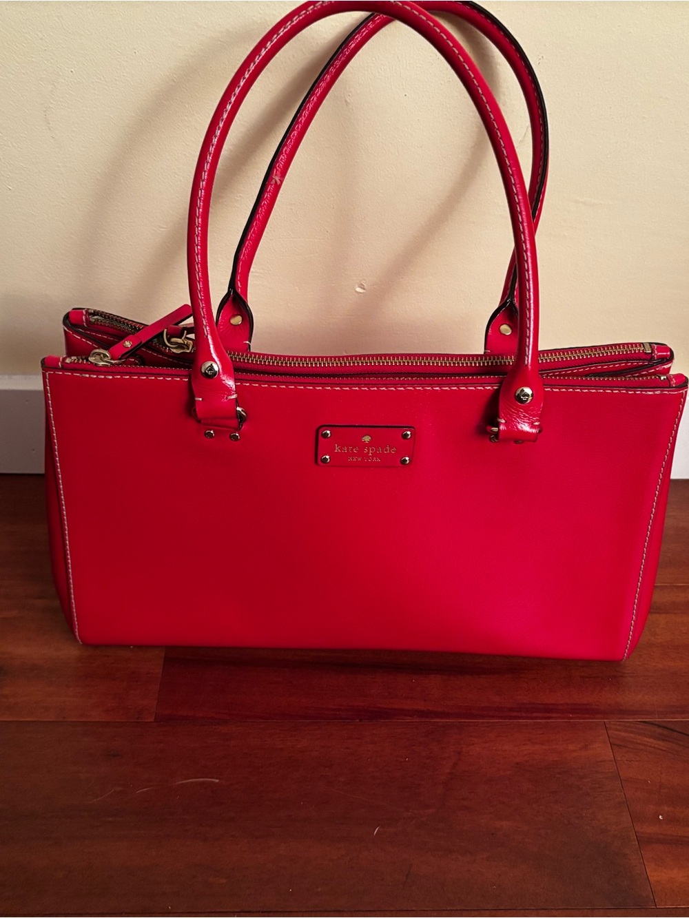 kate spade Red Leather Tote